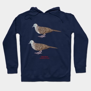 Zebra Dove | Geopelia striata ⚥ Hoodie